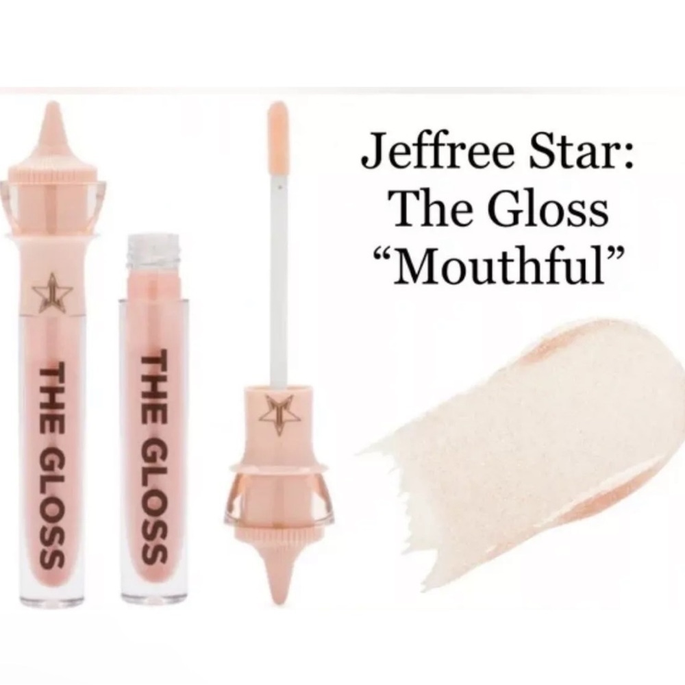 Jeffree Star The Gloss Sheer tinted Shimmer lipgloss mouthful new in box